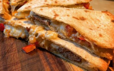 Quessadillas mit Wildschweingeschnetzeltem