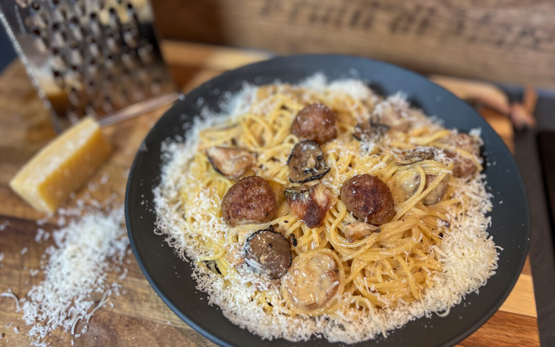 Spaghetti mit Hackfleischbällchen